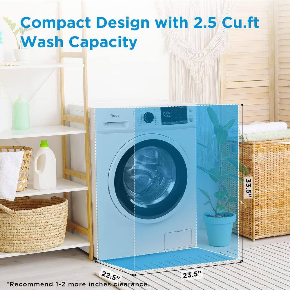 2.5 cu. ft. Front Load Washer in White with inverter technology MLH25N7BWW