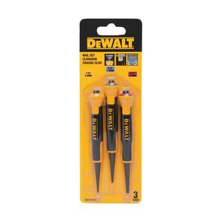 DW 132 in. 232 in. 332 in. Bi-Material Nail Set (3-Piece) DWHT58018