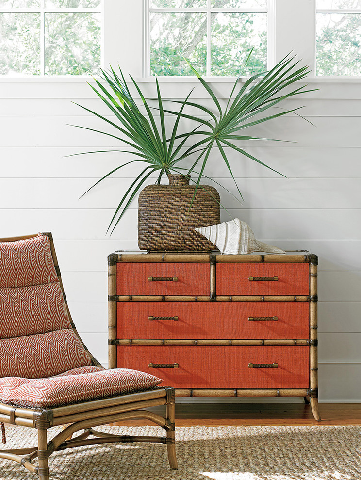 Red Coral Chest   Asian   Accent Chests And Cabinets   by Benjamin Rugs and Furniture  Houzz