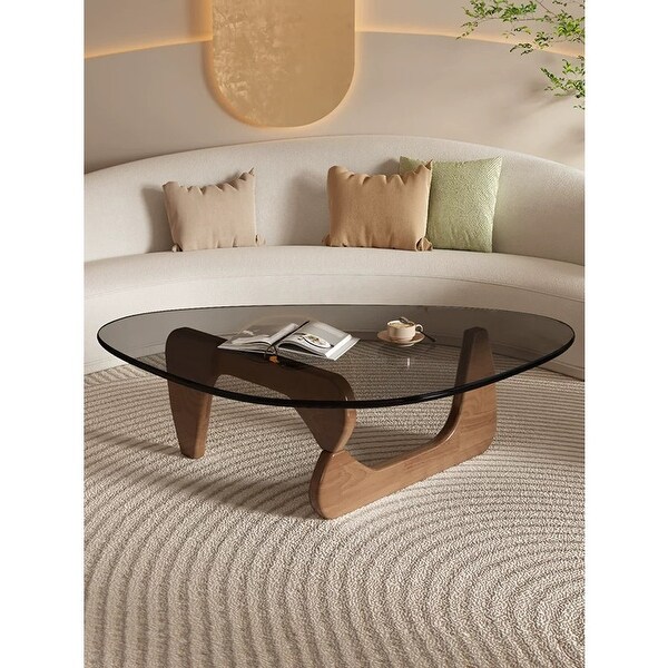 Drossett Grey Glass Top Coffee Table