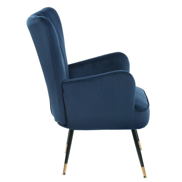 Homylin 26.4'' Wide Velvet Wingback Accent Chairs for Living Room