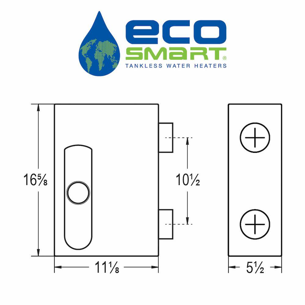 EcoSmart Smart POOL 18 Tankless Electric Pool Heater 18 kW 240 V Smart POOL 18