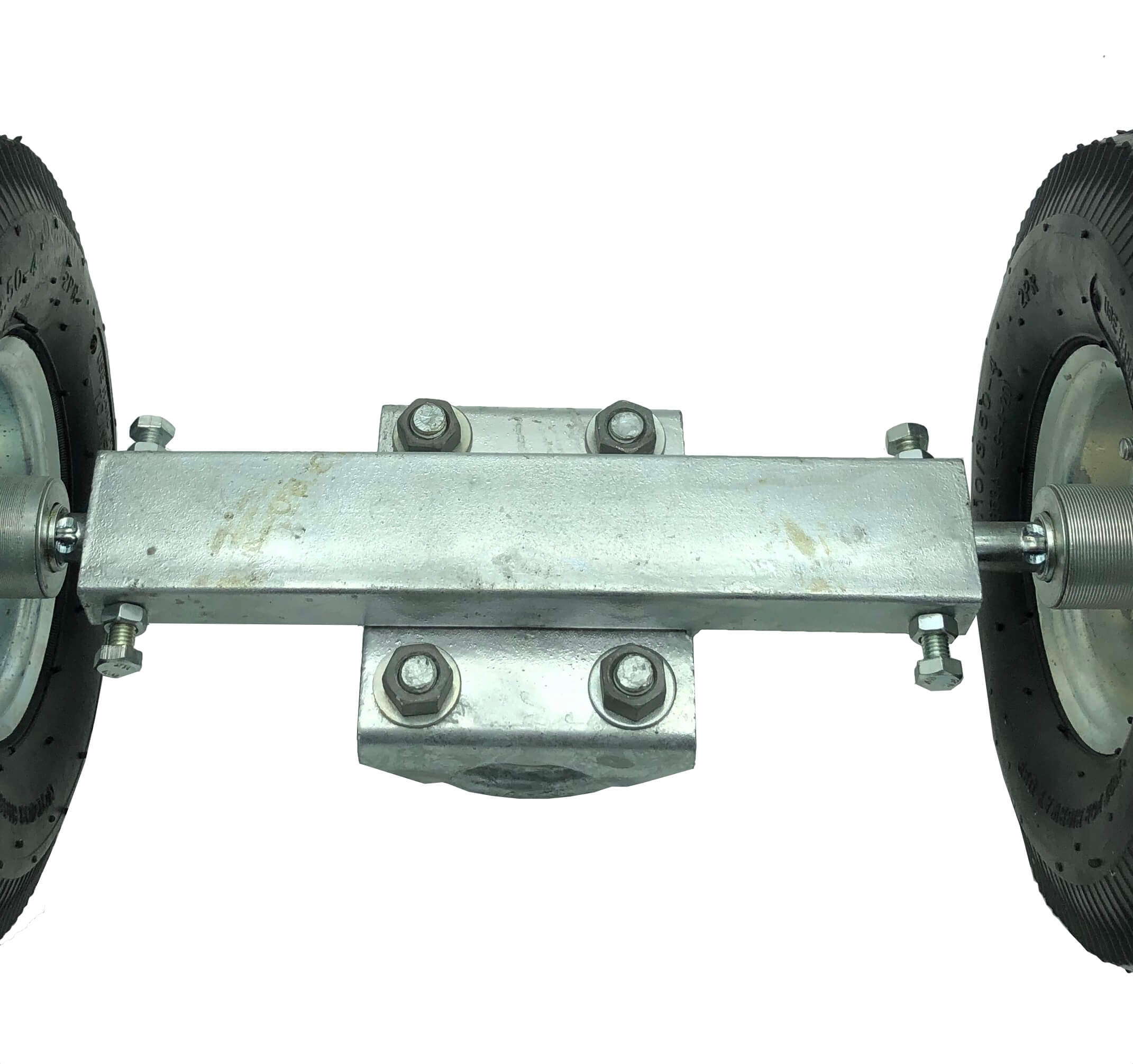 Jake Sales Brand -  10" Gate Wheel-  Rut Runner - Pneumatic Rubber Wheels - Each