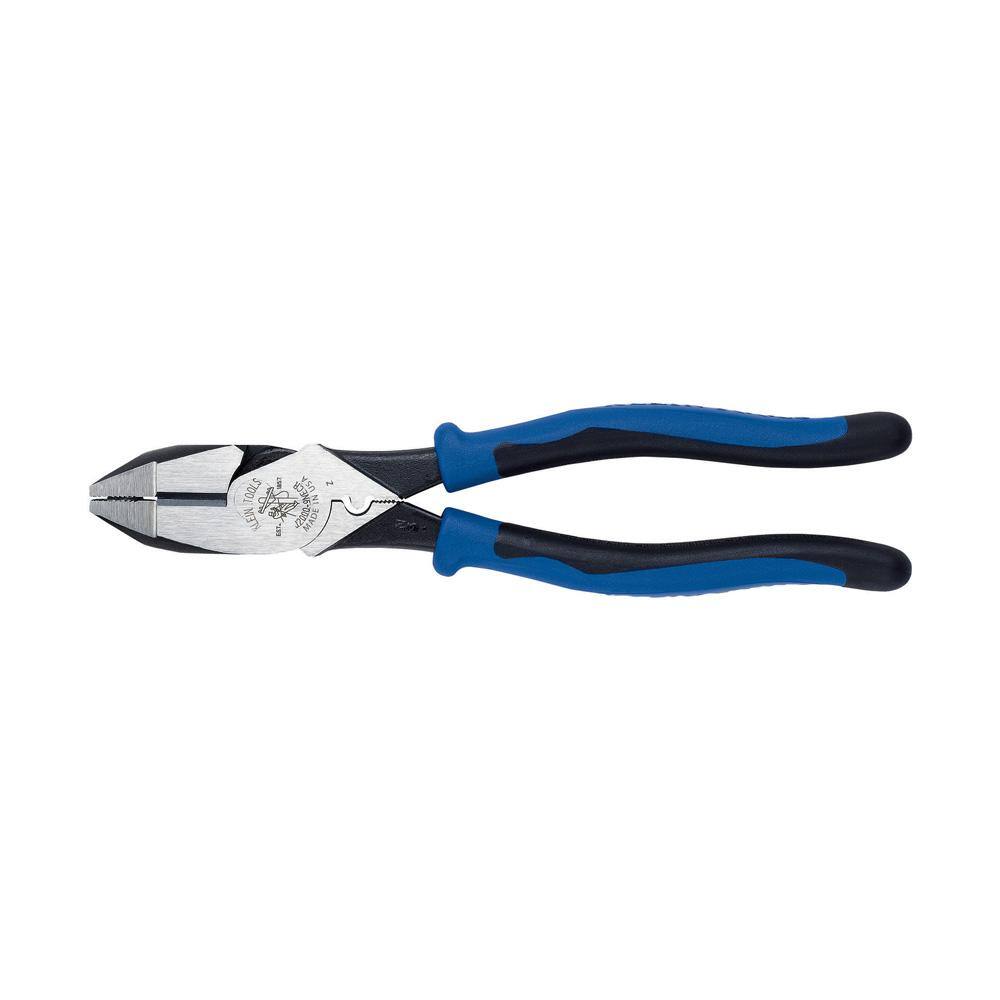 Klein Tools 9 in. Journeyman Heavy-Duty Side Cutting Crimping Pliers and Multi-Bit Screwdriver Tool Set M2O41634KIT