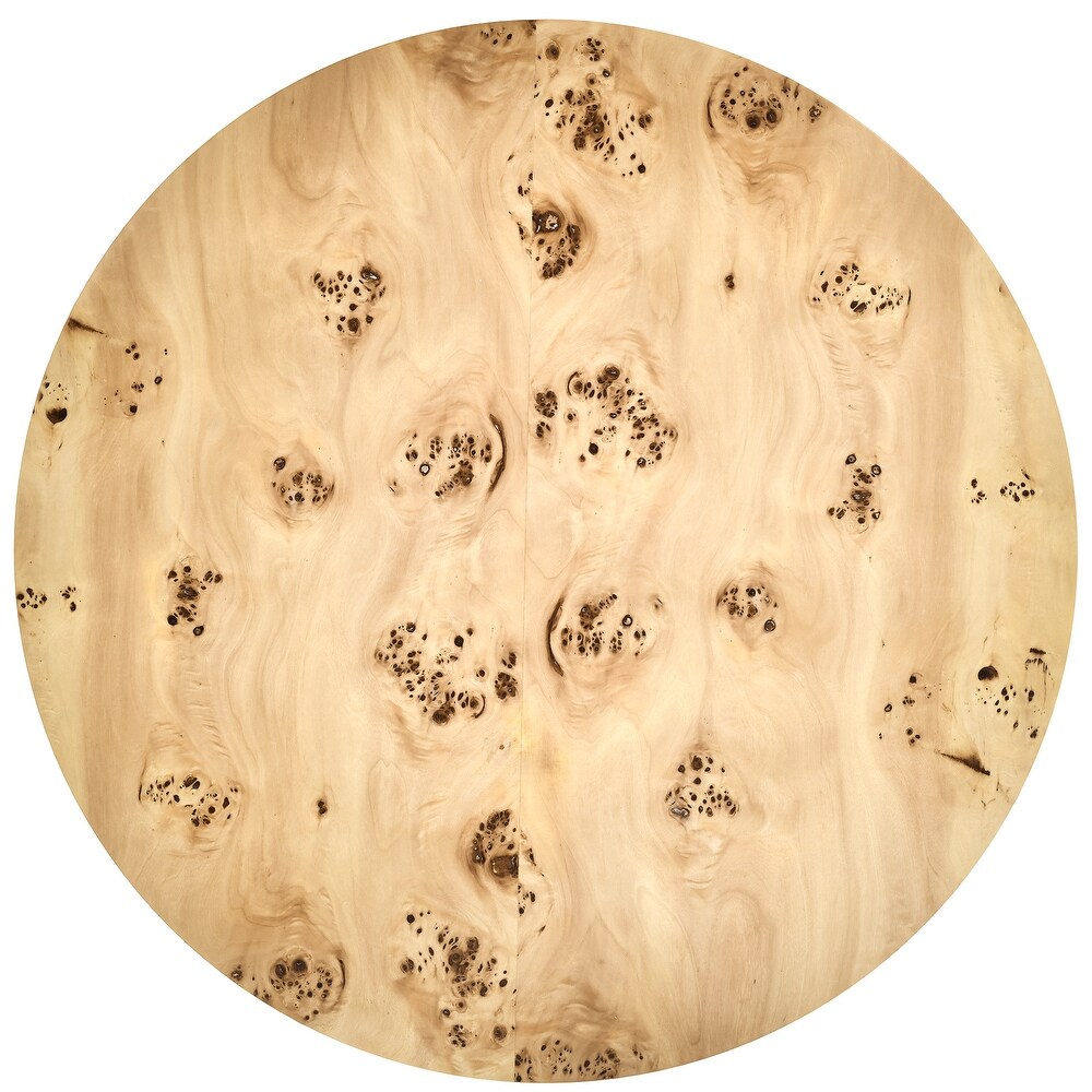 Modern Round Tree Burls Wood Coffee Table   35\