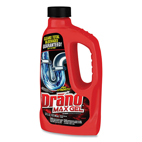 SC Johnson Drano Max Gel Clog Remover | 32 oz Bottle， 12