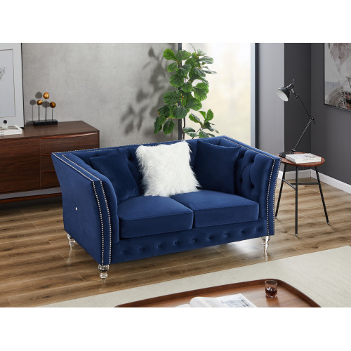 L8085 Two seater sofa Navy Blue W30843389