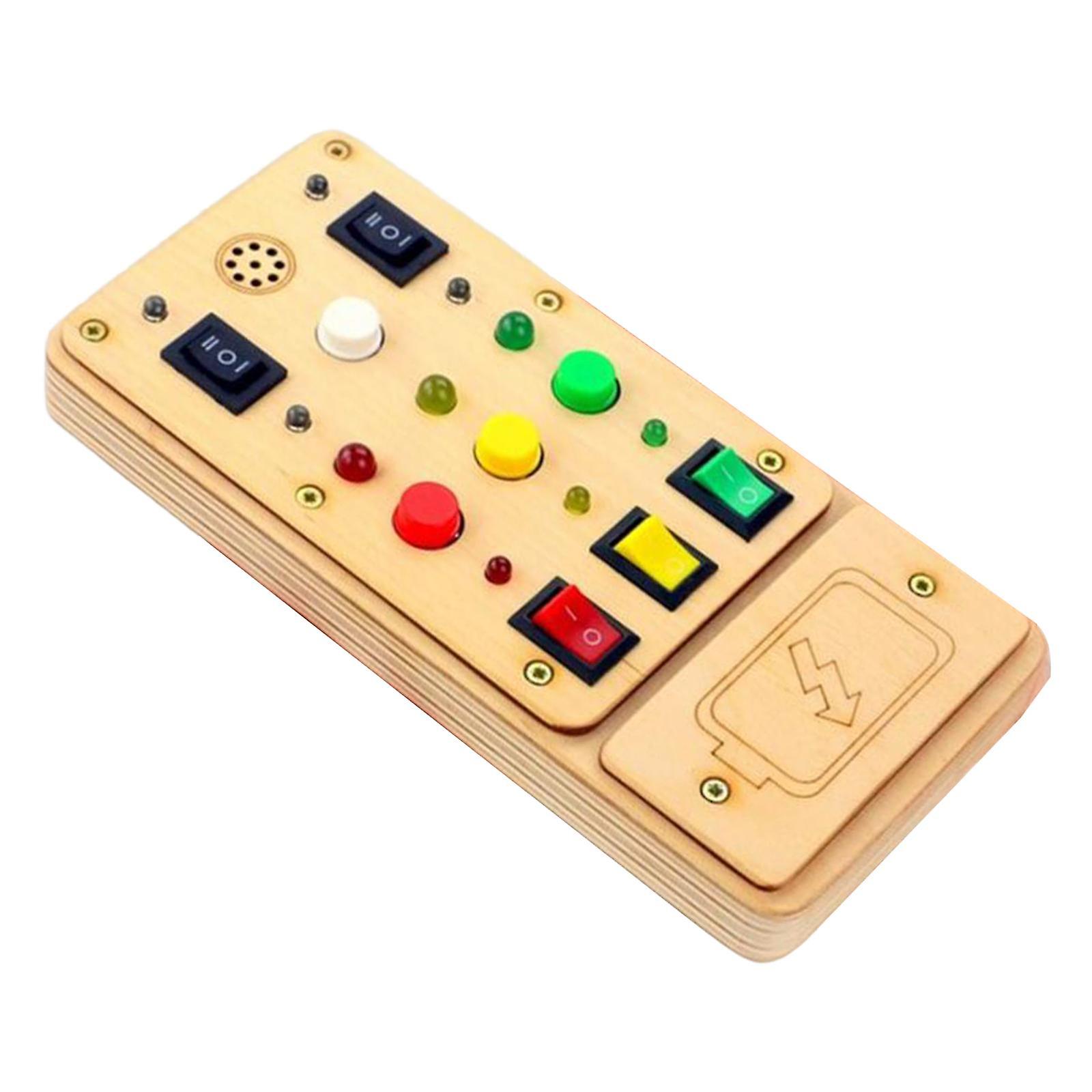 Lights Switch Busy Board Sensory Toy For Kindergarten Birthday Gifts Children