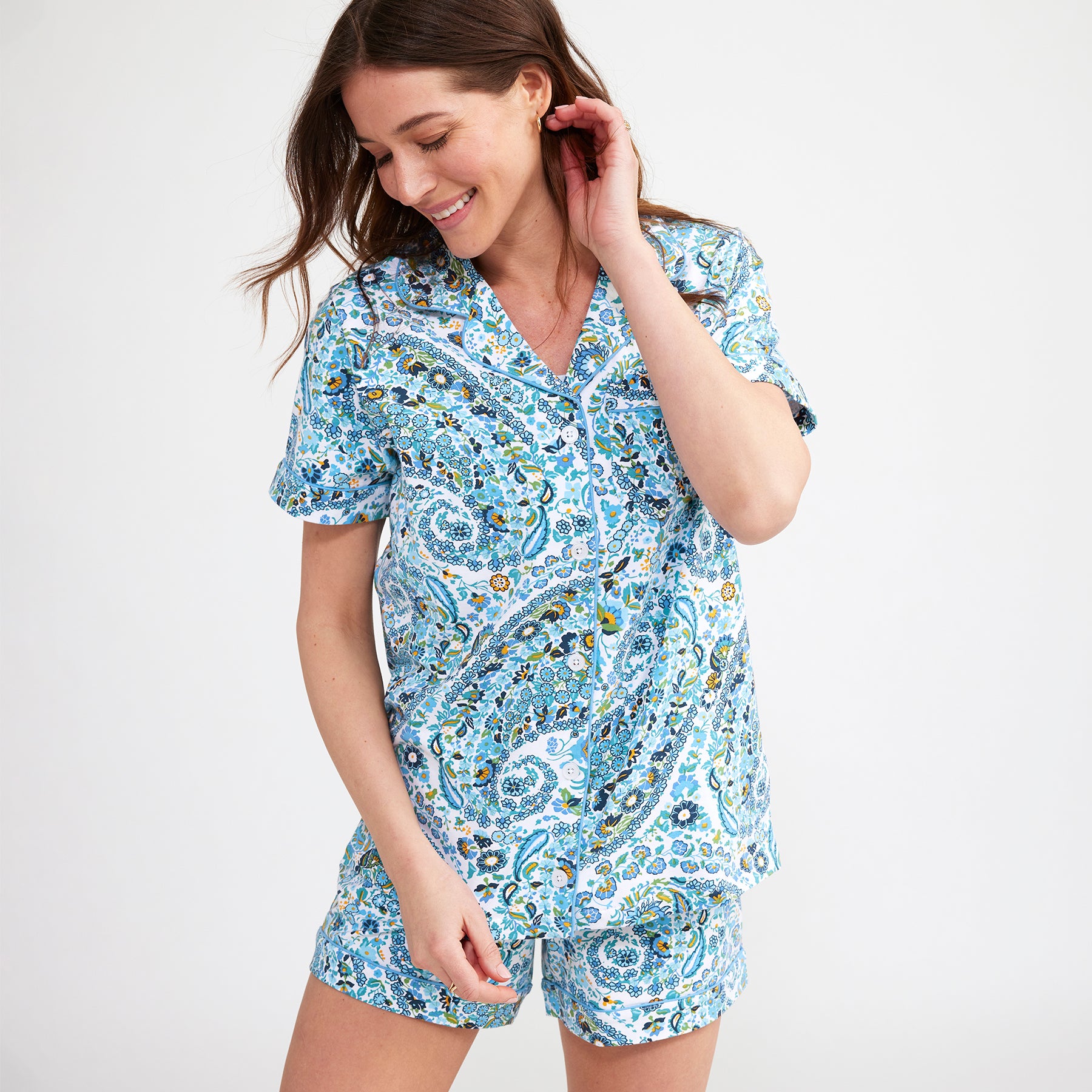 Short-Sleeved Pajama Set