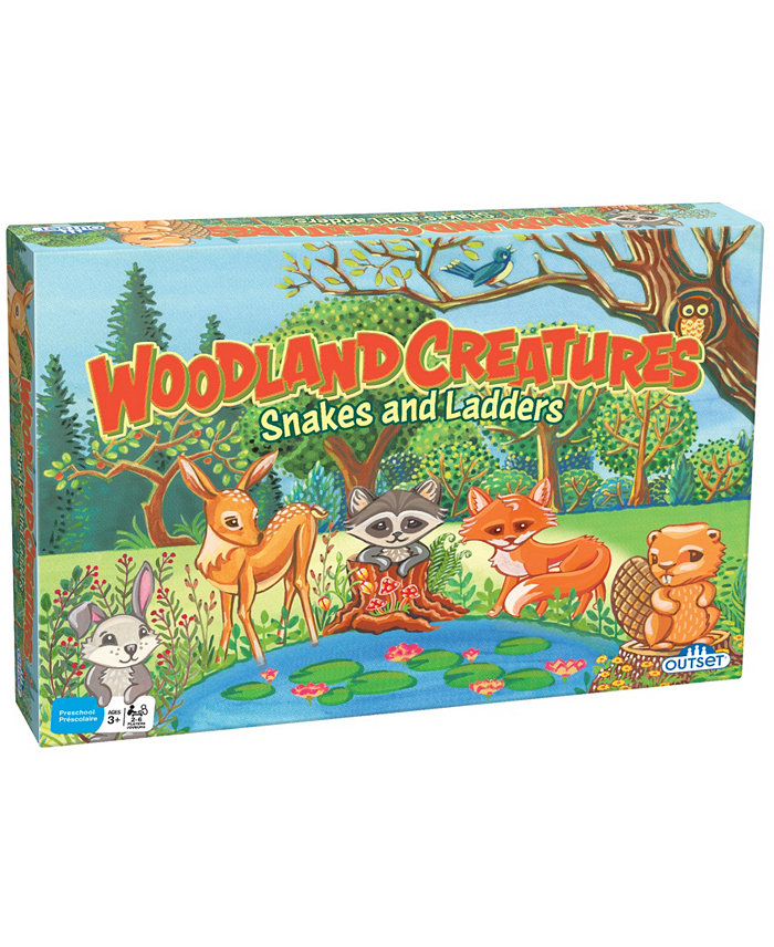 University Games Outset Media Woodland Creatures Snakes and Ladders