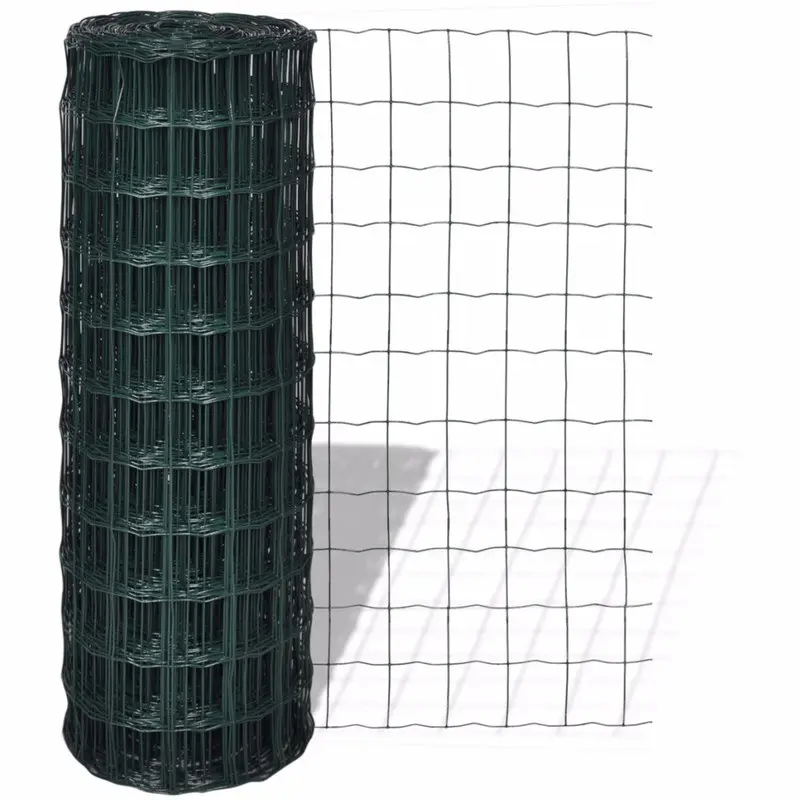 Factory Supply Nice Price Holland Welded Wire Mesh PVC Coated Euro Fence Hog Wire Fencing Decorative Garden Fencing Mesh Screen