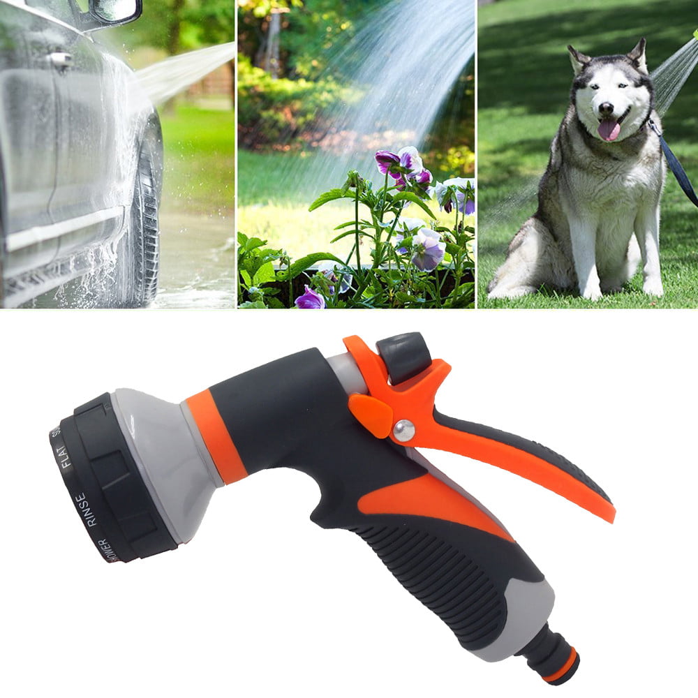 Baofu 8Patterns Water Nozzle Head Hose Sprayer Garden Spray Auto Car Washing home