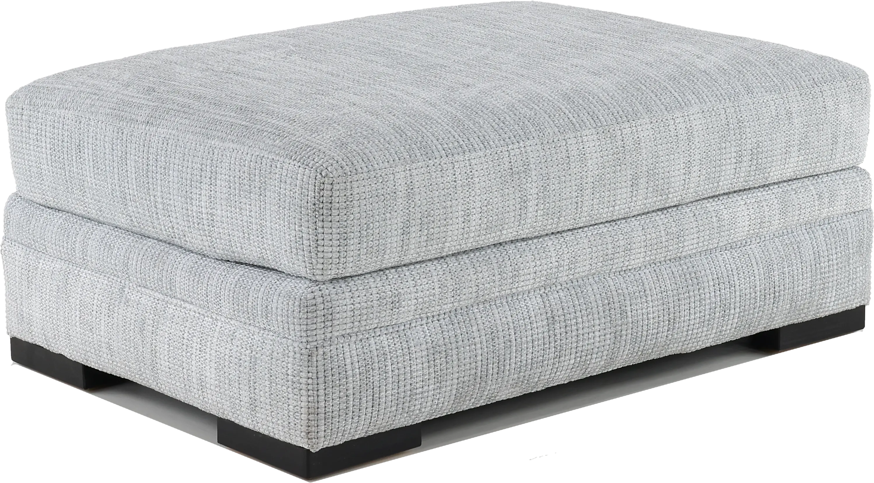 Piccolo Gray Ottoman