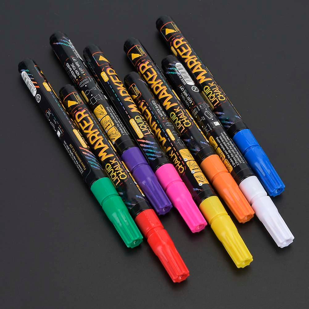 1.0 Mm Fine Word Erasable Liquid Chalk  Blackboard Marker Highlighter Lamp Board Pen