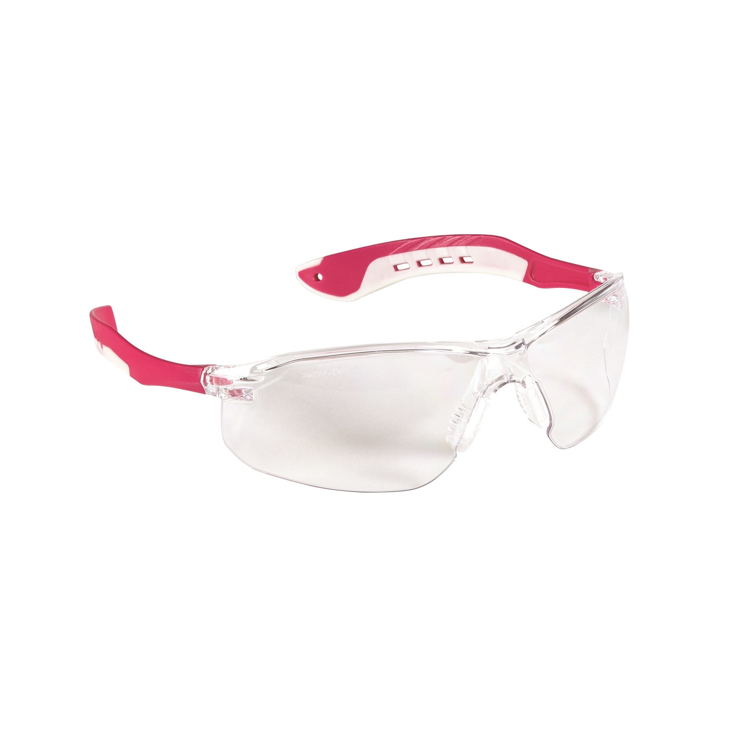 3M Safety Glasses Clear Lens Pink/White Frame 1 pc