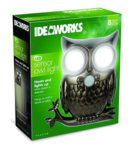 Decorative LED Motion Sensor Hooting Owl Light