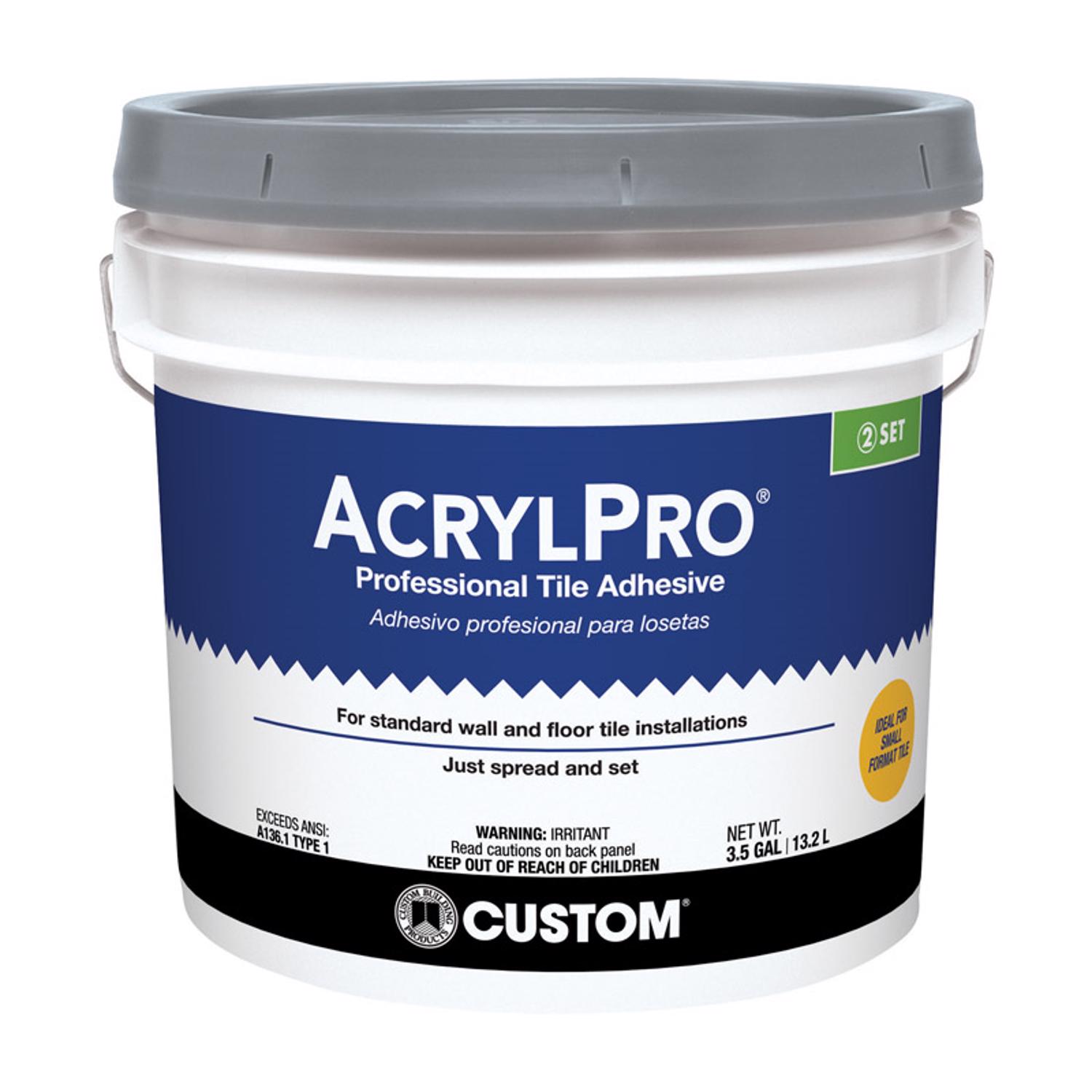 Custom Building Products AcrylPro Ceramic Tile Adhesive 3.5 gal