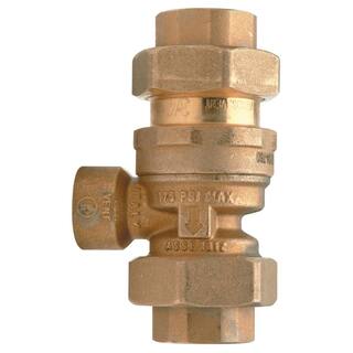 Zurn 34 in. 760 Bronze Dual Check Valve Backflow Preventer with Atmospheric Vent Copper Sweat Connections 34-760C