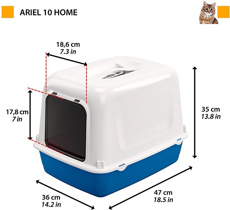 Ferplast Ariel Hooded Litter Box