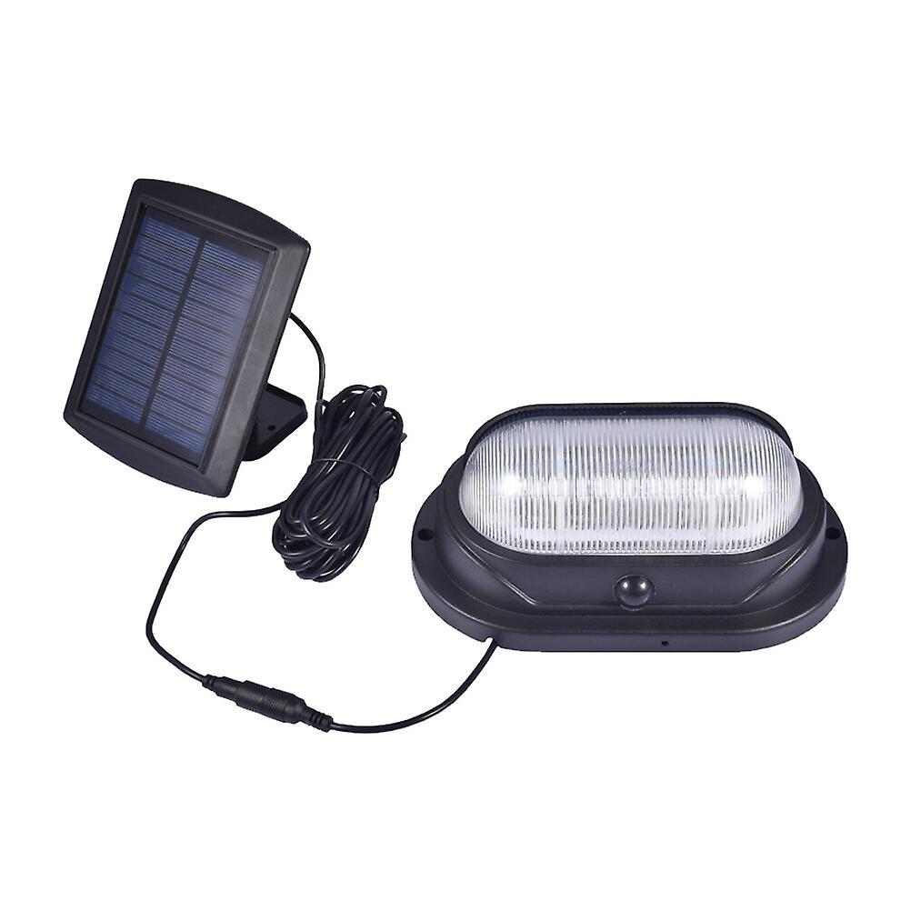 1 Set Outdoor Use Solar Wall Lamp Convenient Body Sensing Wall-mounted Lamp