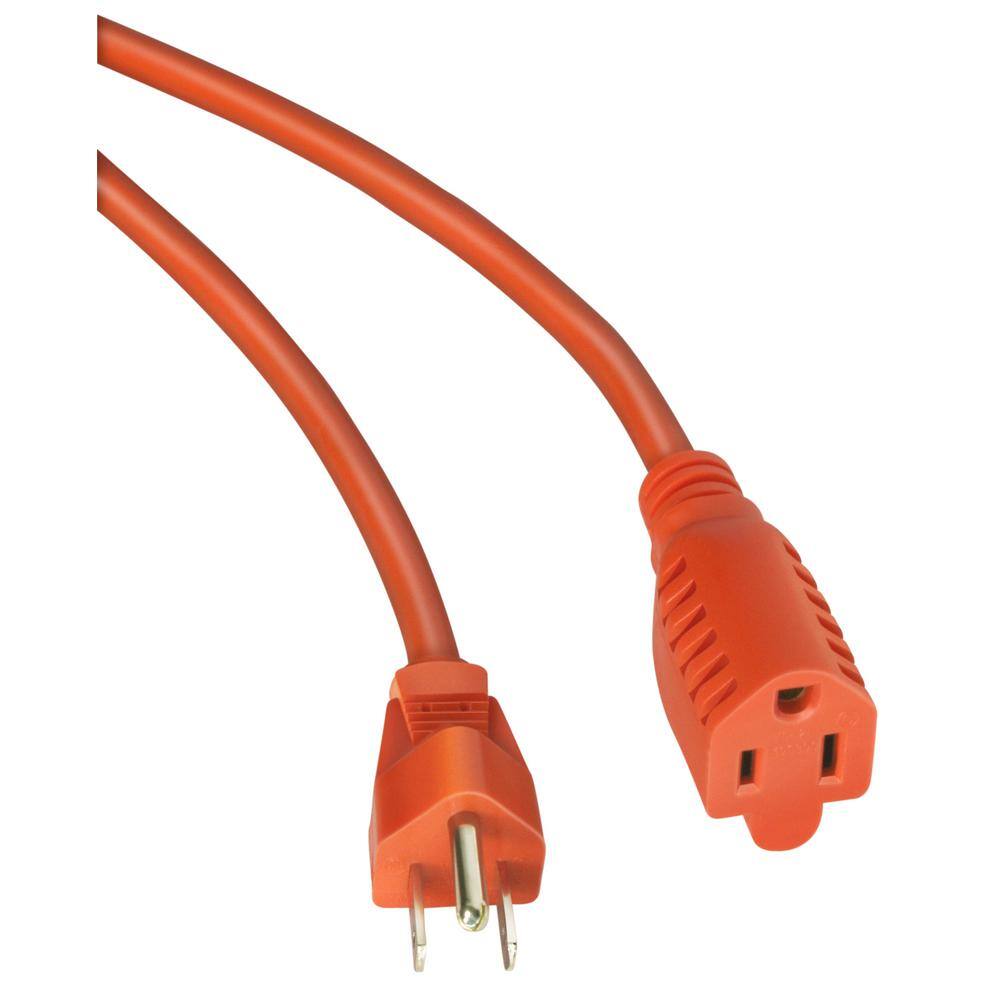 Southwire 10 ft. 163 Vinyl Outdoor SJTW Extension Cord Orange 2304SW8803