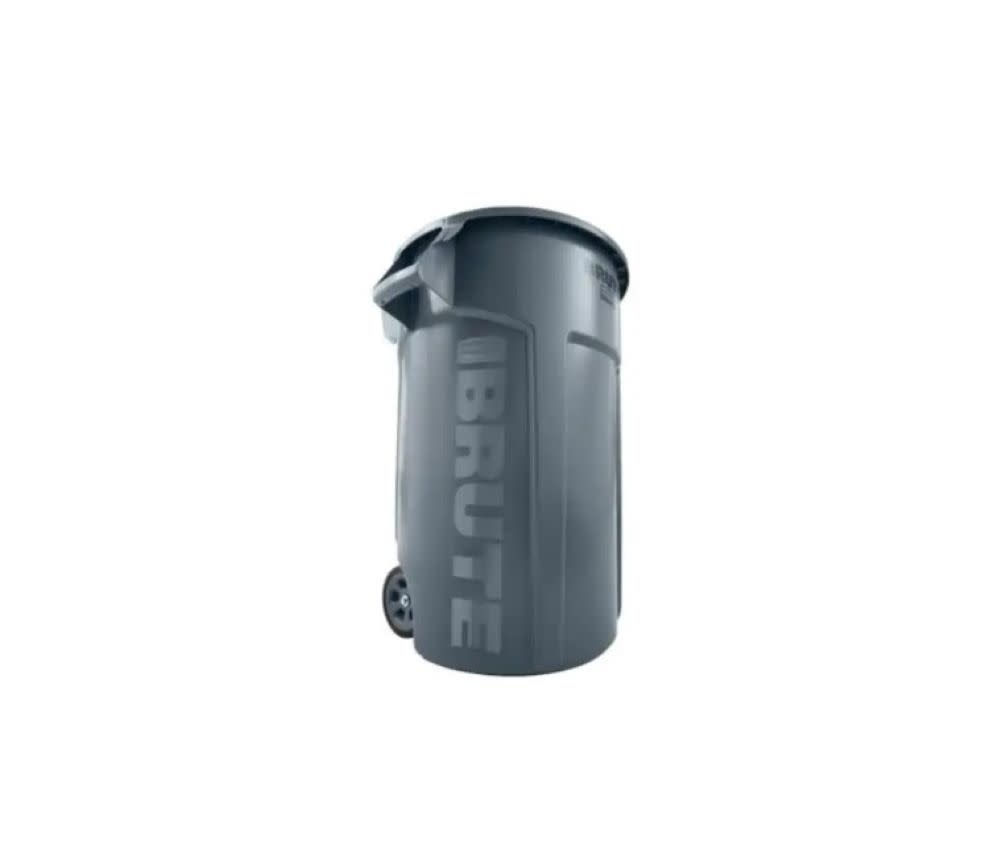 Rubbermaid Brute Trash Can 44 Gallon Wheeled Gray ;