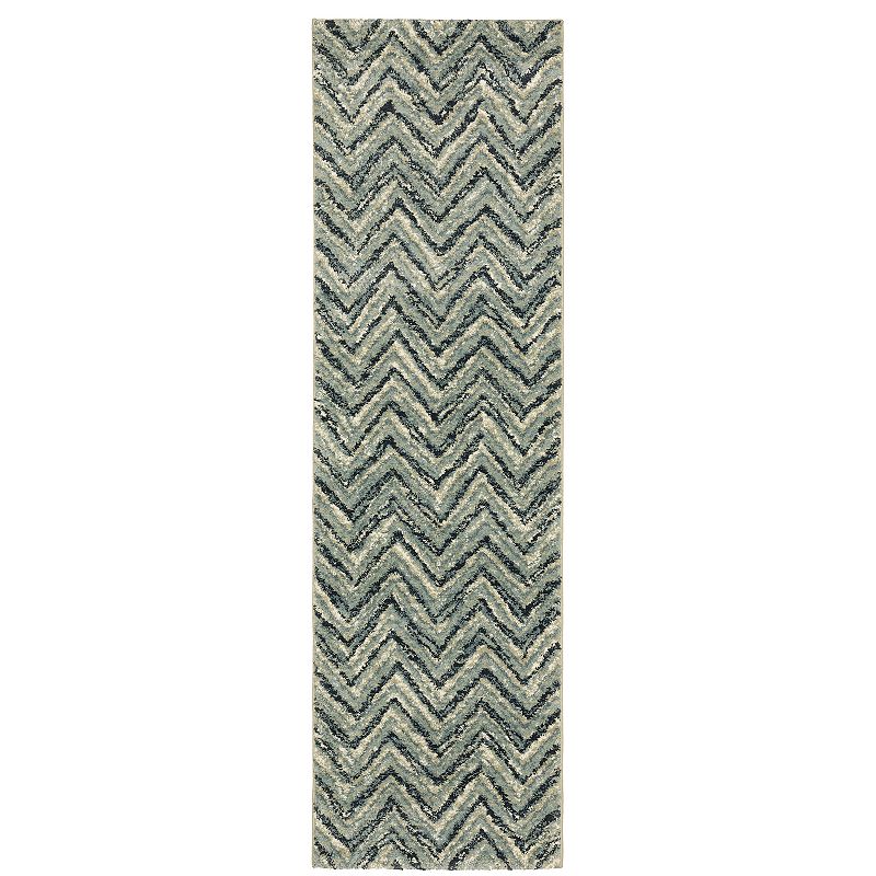 StyleHaven Salinas Industrial Chevron Area Rug