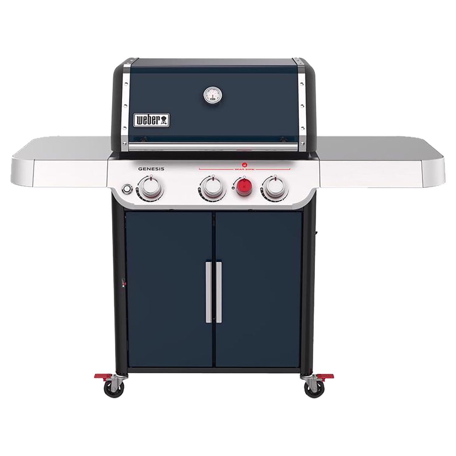 Weber Genesis SA-E-325s 3 Burner Liquid Propane Grill Indigo