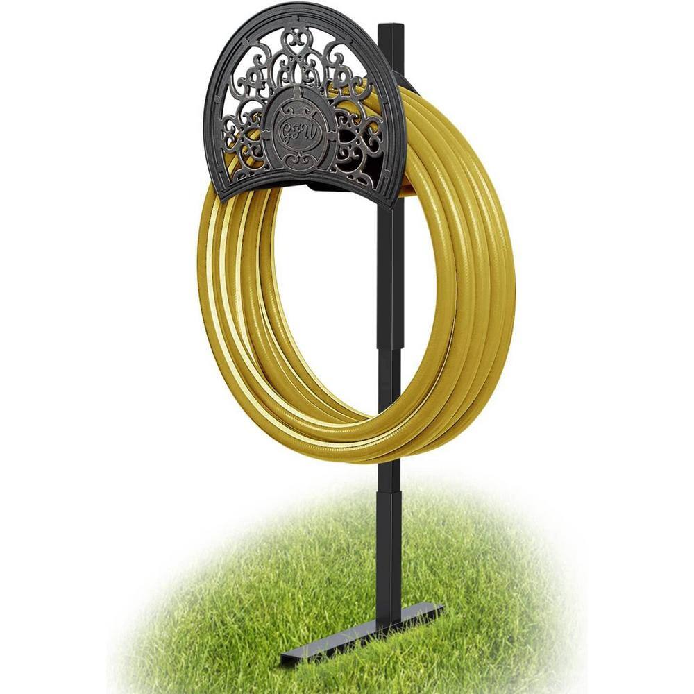 Cubilan Garden Hose Holder Decorative Hose Butler Sturdy Water Hose Rack Durable Wall Hose Hanger B0875W479P