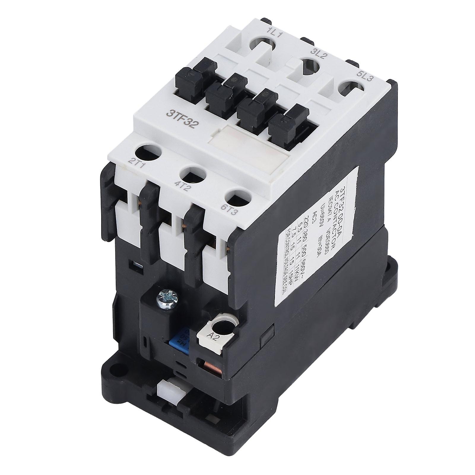 Ac Contactor Household Power Circuit Control Contactor Din Rail Mount 220v 50hz 16a 3tf32