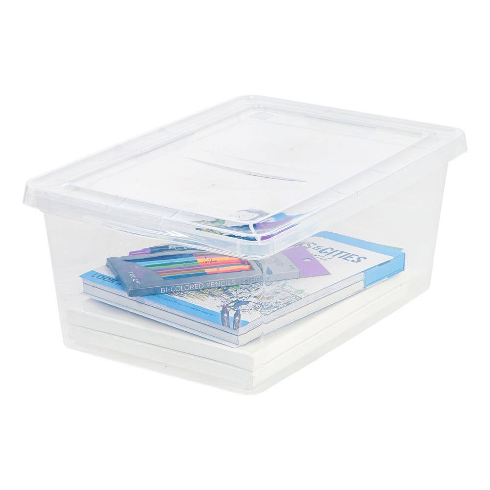 IRIS 17-Qt. Storage Box in Clear 200410