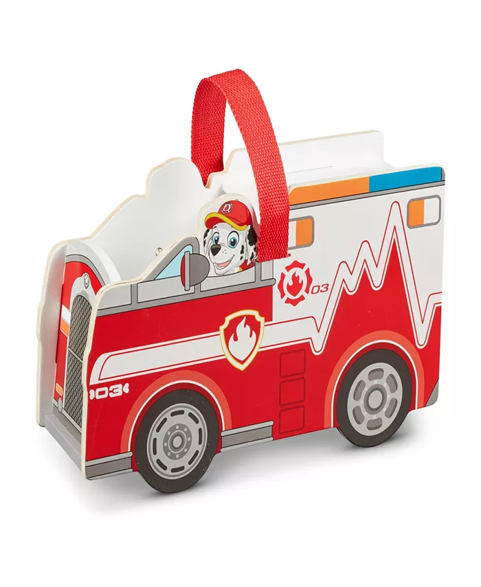 Melissa and Doug Paw Patrol Marshalls Rescue 14 piece Caddy Play Set