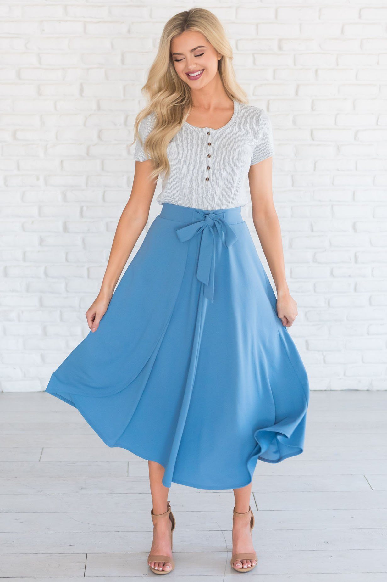 Stand By Our Love Modest Circle Skirt