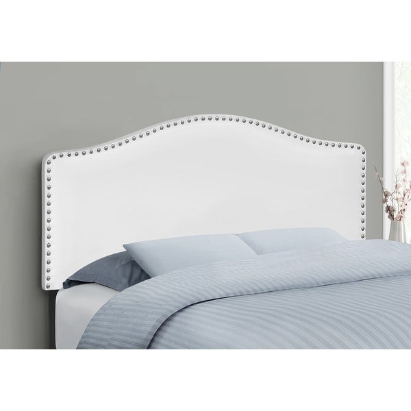 Bed， Headboard Only， Full Size， Bedroom， Upholstered Pu Leather Look， Transitional - - 31784744