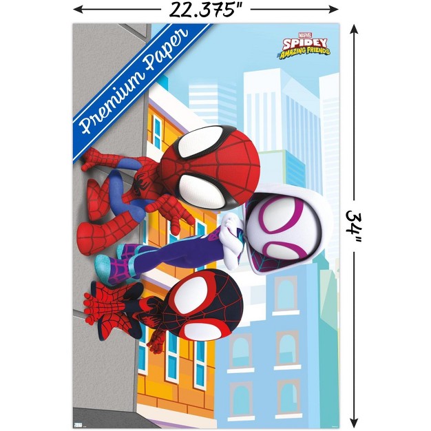 Trends International Marvel Spidey And His Amazing Friends Wall Unframed Wall Poster Prints