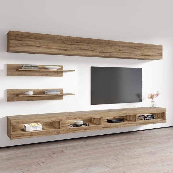 Fly I1 34TV Wall Mounted Floating Modern Entertainment Center