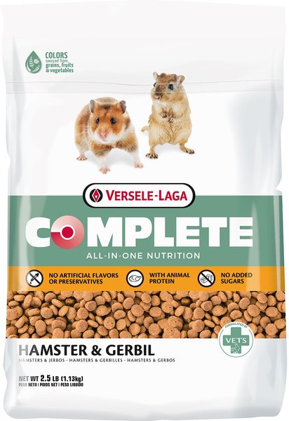 Versele-Laga Complete All-In-One Nutrition Hamster and Gerbil Food， 2.5-lb bag