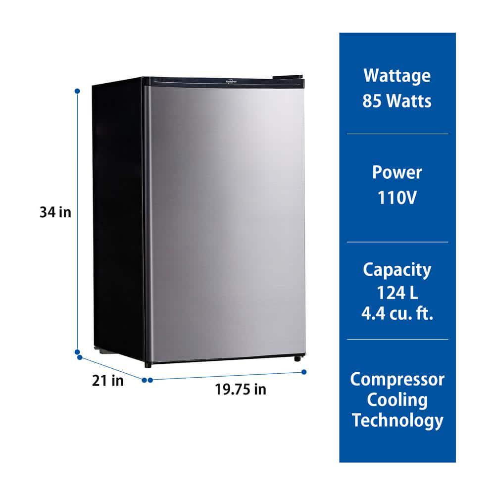 Koolatron 46 cu ft Mini Fridge in Black