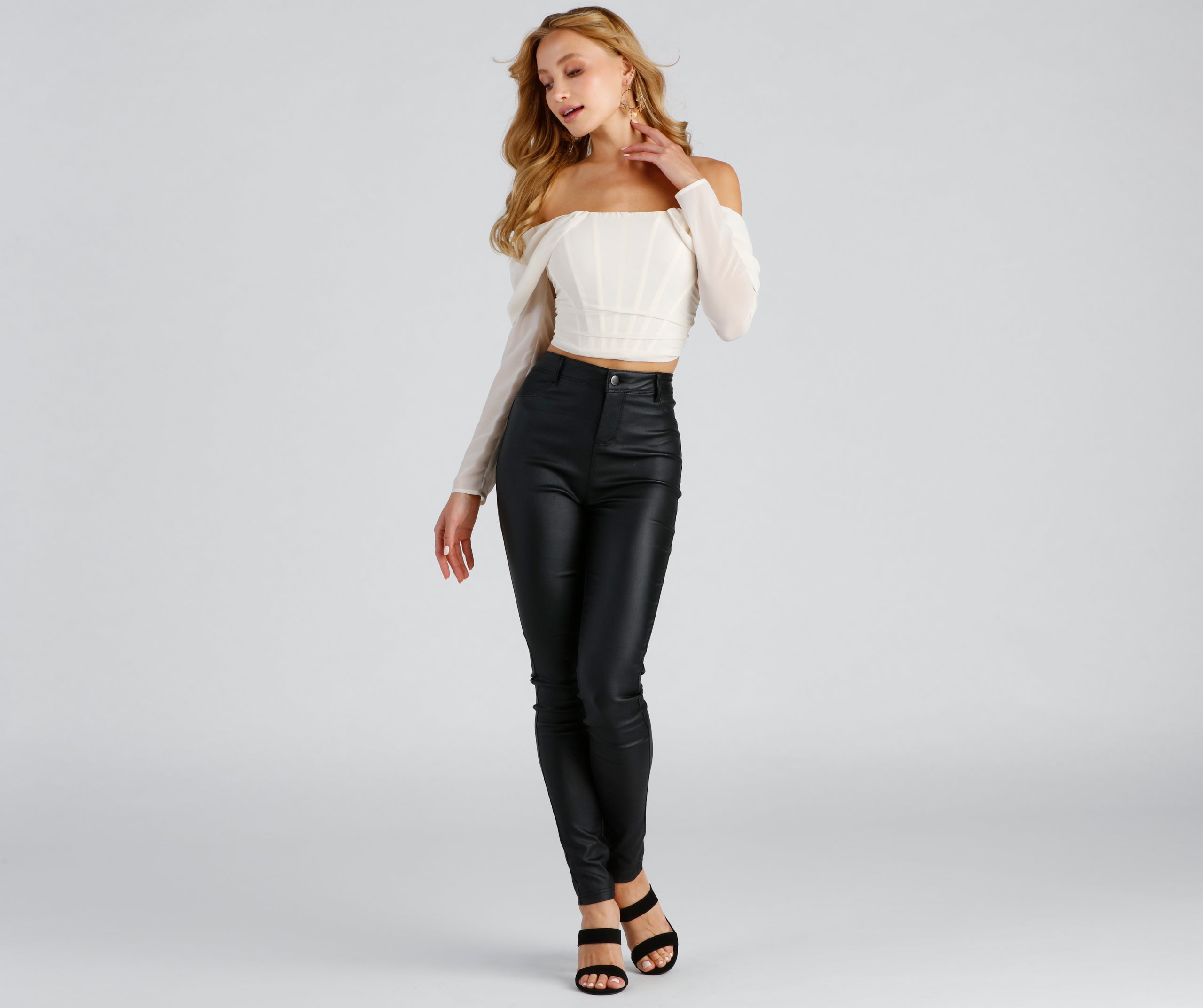 Effortless And Chic Cropped Corset Top