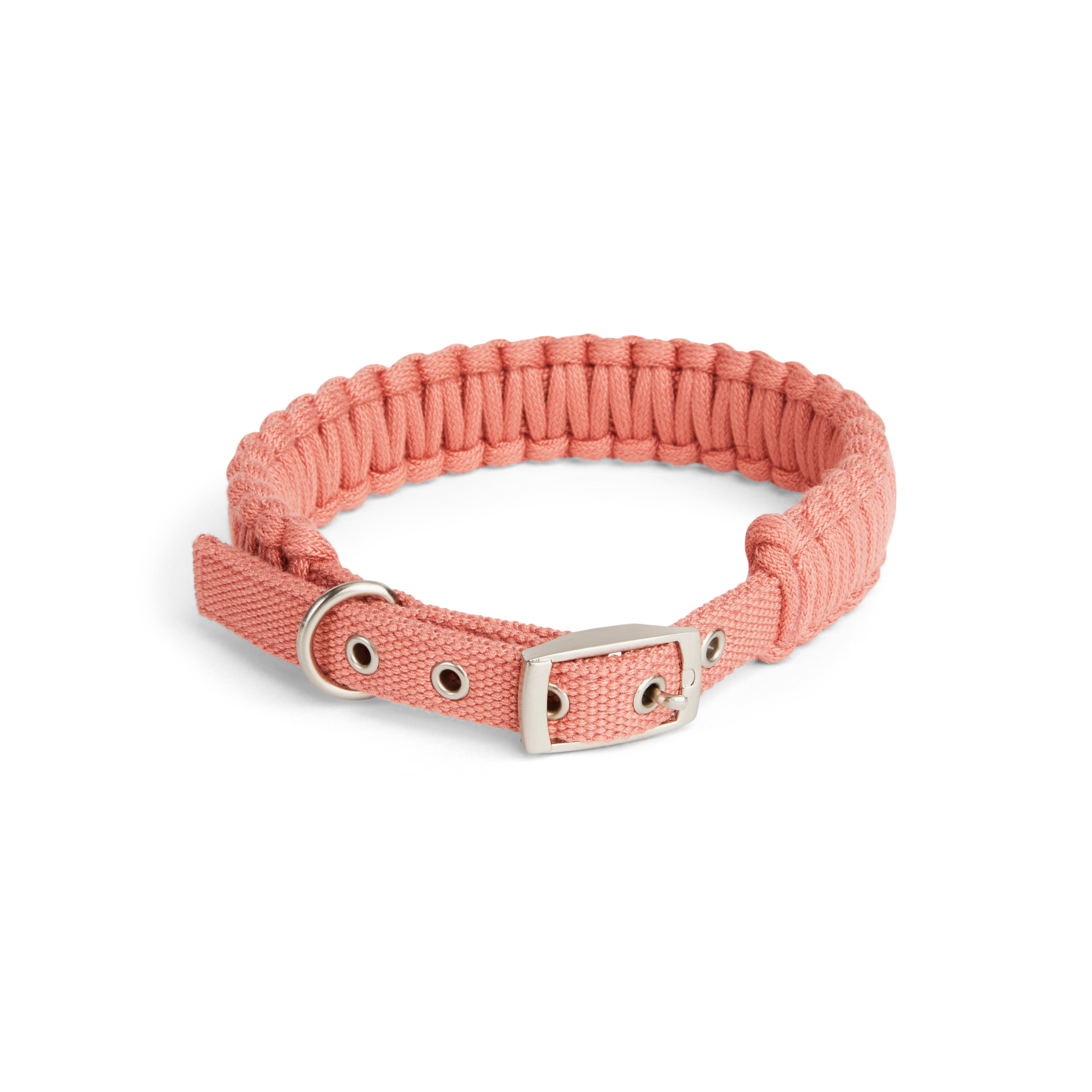 YOULY The Bohemian Rust Macrame Dog Collar， Small