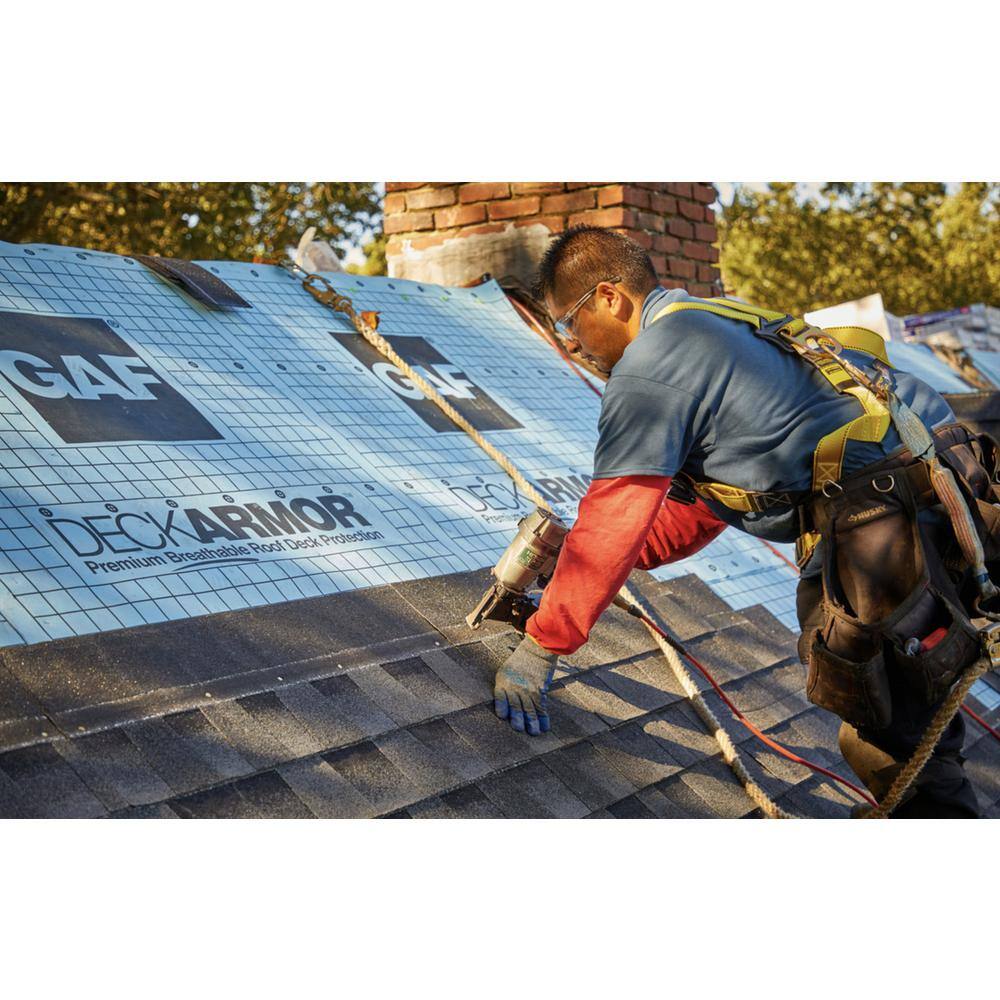 GAF Deck-Armor 1000 sq. ft Premium Breathable Synthetic Roofing Underlayment Roll 0907