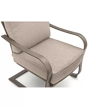 Furniture CLOSEOUT! Tara Wide Slat C-Spring Chair