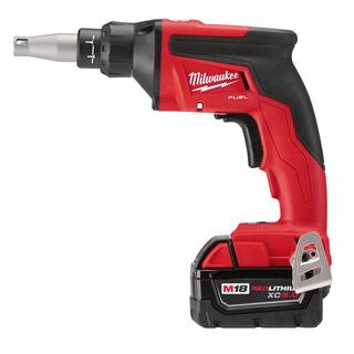 MW M18 FUEL 18V Lithium-Ion Brushless Cordless Drywall Screw Gun XC Kit with M18 Cut Out Tool 2866-22-2627-20