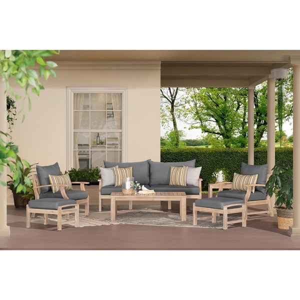 Kooper 4 Piece Sunbrella Outdoor Patio Sofa and Club Chair Set