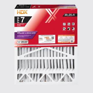 HDX 20 in. x 25 in. x 6 in. AprilAireSpace-Guard Replacement Pleated Air Filter (With Frame) FPR 7 HDX-A201BOX11-2