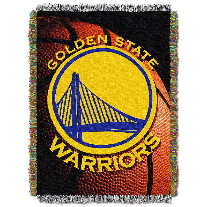 Golden State Warriors Logo Throw Blanket