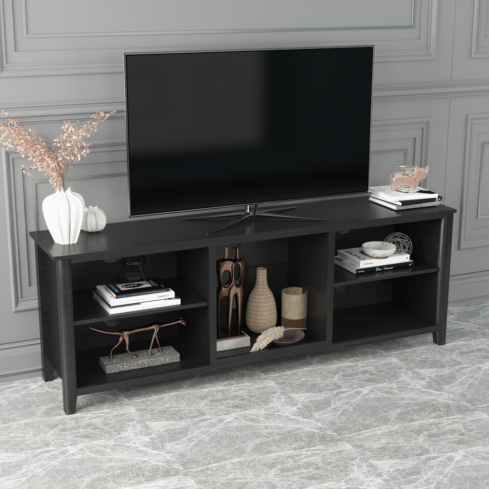 TV Stand  Storage Media Entertainment Center without drawer