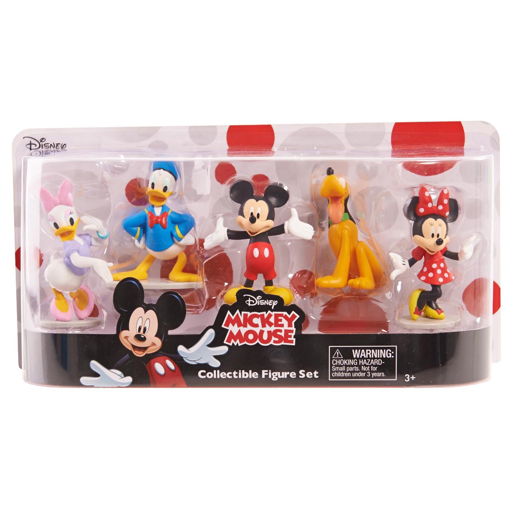 Disney Mickey Mouse Collectible Figure Set, 5 Pieces, Officially Licensed Kids Toys for Ages 3 Up, Gifts and Presents