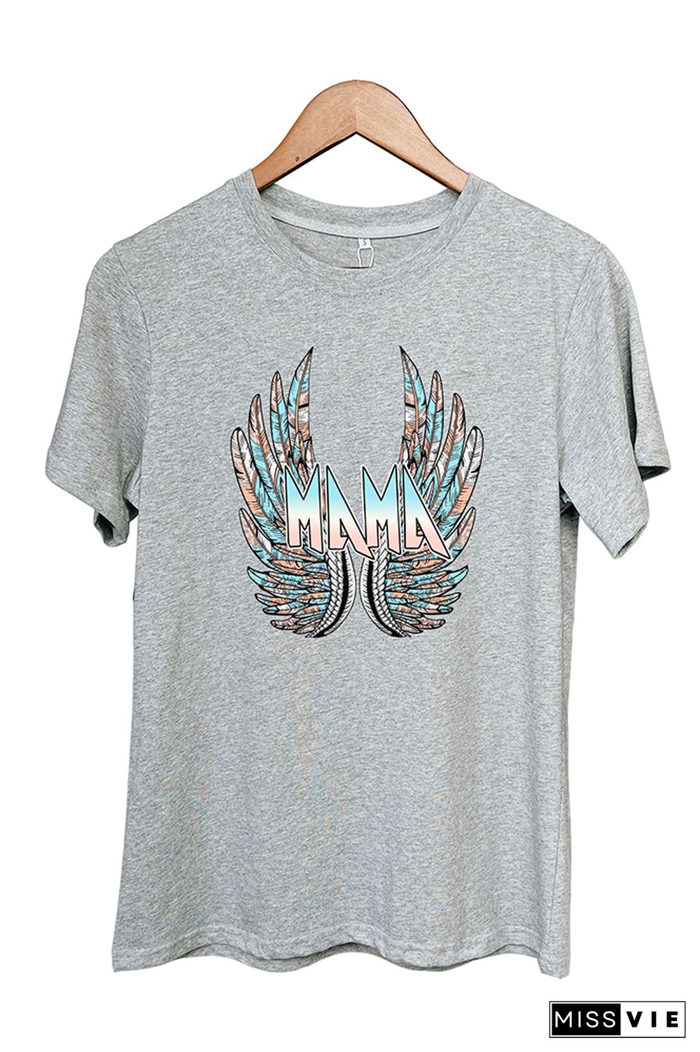 MAMA with Wings Short Sleeve Graphic Tee Wholesale