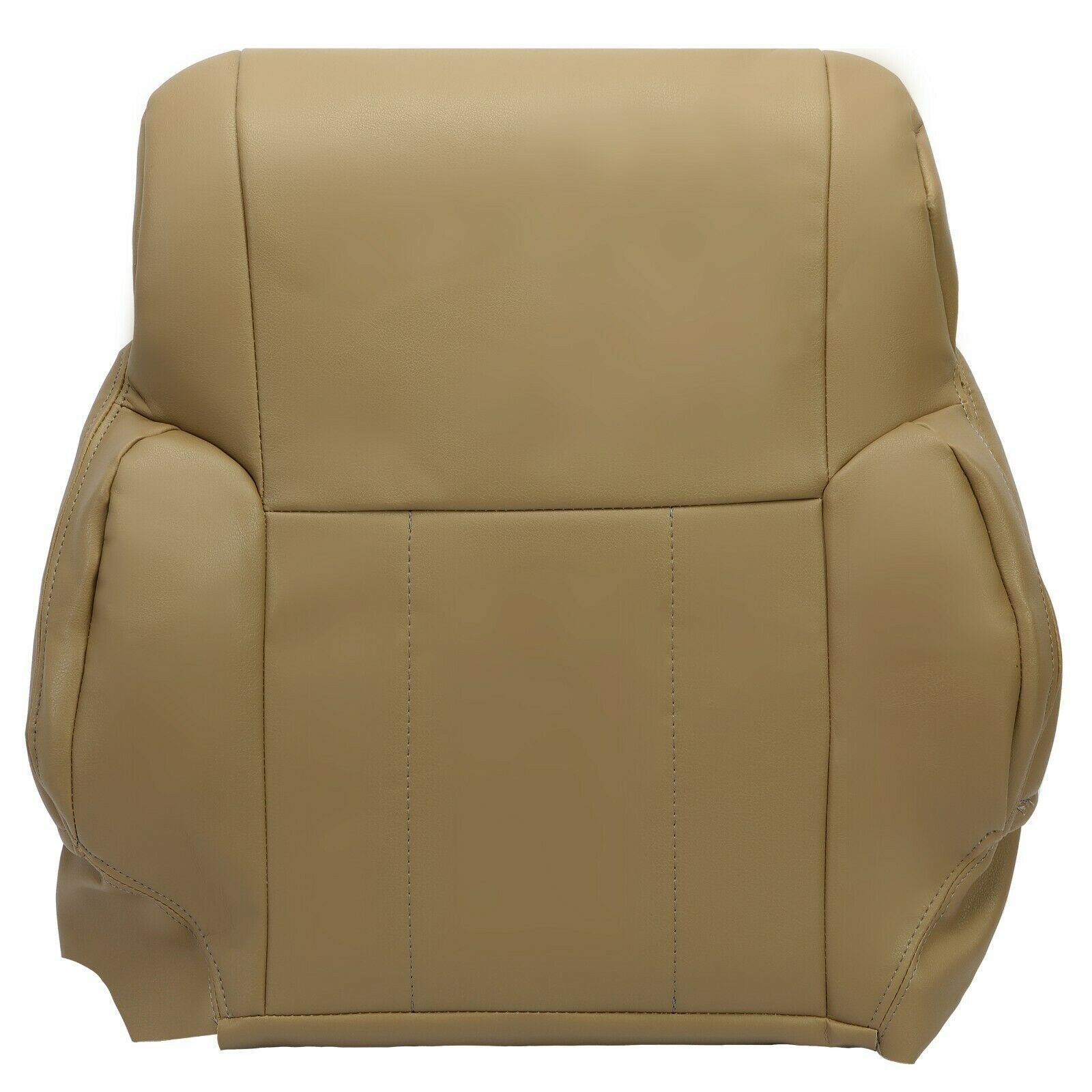 For 1996-02 Toyota 4Runner Driver Top Upper lean back Leather Seat Cover OAK Tan